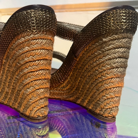 Christian Louboutin Wedges
Great Condition! 
Reinforced red bottoms!
Size 40 - Picture 4 of 6